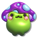 Simple 3D Magical Frog and Mushroom