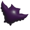 Simple 3D Purple Owl