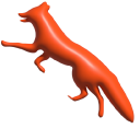 Simple 3D Red Fox
