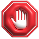 Simple 3D Red Stop Signs