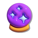 Simple 3D Witch Hat and Crystal Ball