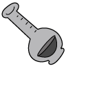 The Simpsons Amelia Vanderbuckle and Flask