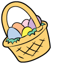 The Simpsons Easter Bunny Bart and Basket of Easter Eggs