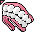 The Simpsons Grandpa Abraham Dentures