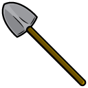 The Simpsons Groundskeeper Willie and Shovel
