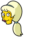 The Simpsons Lurleen Lumpkin and Guitar