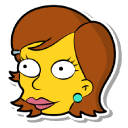 The Simpsons Ms. Cantwell and a Solar System Model