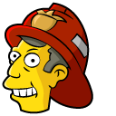 The Simpsons Skinner Fireman