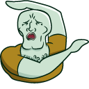 Handsome Squidward Falling