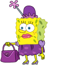 Lady SpongeBob and Robber Patrick