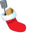SpongeBob and Christmas Sock