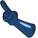 SpongeBob Barnacle Boy Blue Glove