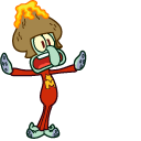 SpongeBob Captain Magma Squidward