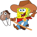 SpongeBob Cowboy Yeehaw Meme
