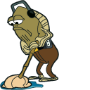 SpongeBob Fred the Fish Mopping