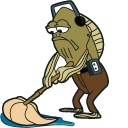 SpongeBob Fred the Fish Mopping