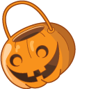 Spongebob Halloween Ghost and Jack-o-Lantern