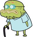 SpongeBob Old Man Walker