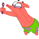SpongeBob Patrick Tries to Blow Bubble
