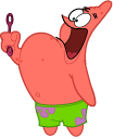 SpongeBob Patrick Tries to Blow Bubble