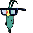 SpongeBob Plankton in Glasses