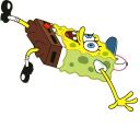 Spongebob Slipping On Ice