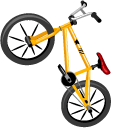 BMX and Helmet