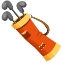 Golf Bag and Ball