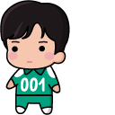 Chibi Squid Game 2 Player 001 aka Hwang In-ho