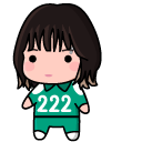 Chibi Squid Game 3 Player 222 aka Kim Jun-hee