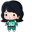 Chibi Squid Game Player 067 aka Kang Sae-byeok