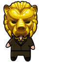Chibi Squid Game VIP 1 in Lion Mask
