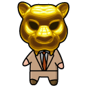 Chibi Squid Game VIP 4 in the Panther Mask
