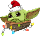 Christmas Baby Yoda and Starbucks Cup