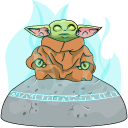 Star Wars Baby Yoda Seeing Stone