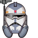 Star Wars CC-3636 Wolffe DC-17 Hand Blaster