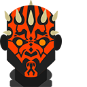 Star Wars Darth Maul and Red Lightsaber