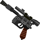 Star Wars Han Solo and Blaster