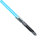 Star Wars Jedi Fallen Order Cal Kestis and Blue Lightsaber
