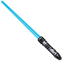 Star Wars Plo Koon and Blue Lightsaber