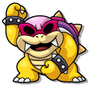 Super Mario Roy Koopa and a Wand