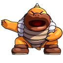 Super Mario Sumo Bro and Fireball