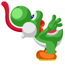 Super Mario Yoshi and Apple
