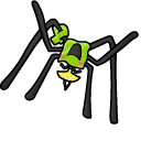 Super Paper Mario Mimi and Spider