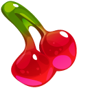Gummy Cherry and Strawberry Candy