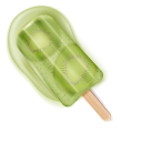 Kiwi and Strawberry Popsicles