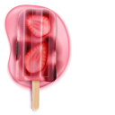 Kiwi and Strawberry Popsicles