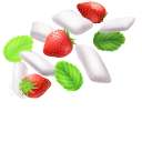 Strawberry and Mint Gum