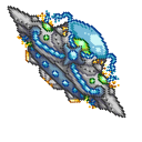 Terraria Martian Saucer and Scutlix