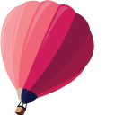 Air Balloon and Binoculars